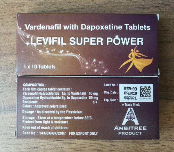 樂威壯雙效片 Levifil Super Power 樂威壯 超級艾力達雙效 台灣藥局正品